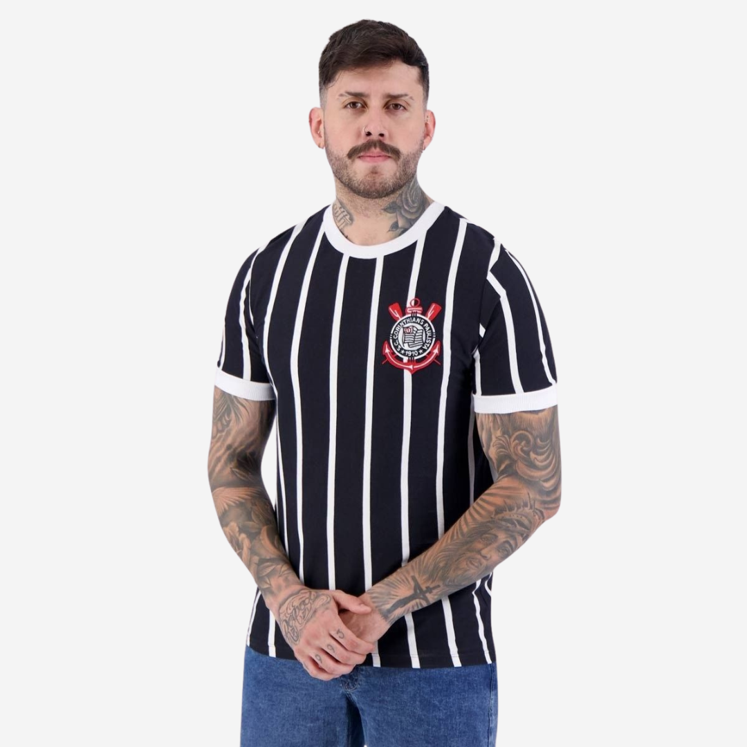Camisa Timão RetrôPreta 22/23